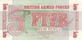 British Military 5 New Pence, 